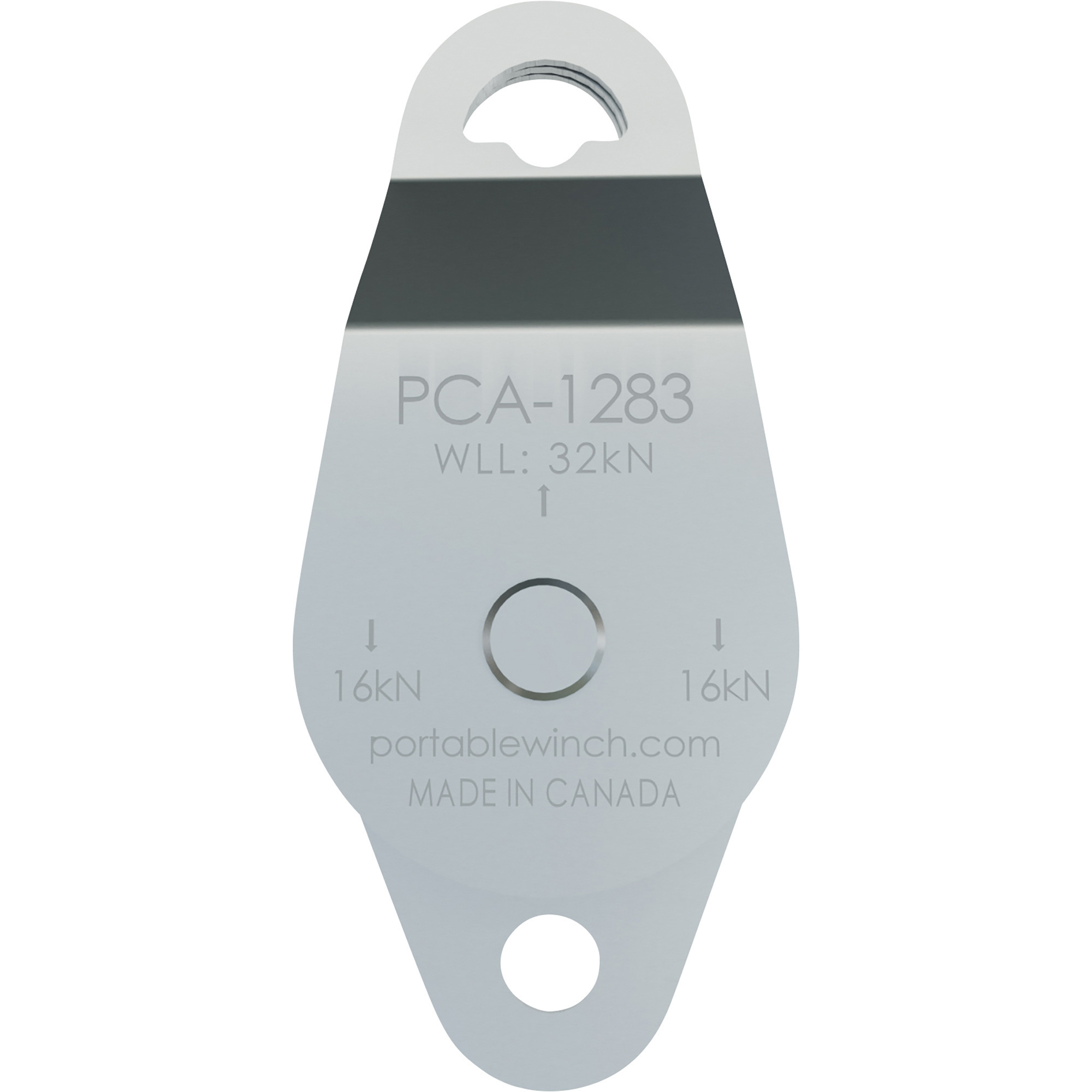 Portable Winch Stainless Steel Double Swing Side Pulley, 7200-Lb. Capacity, Model# PCA-1283